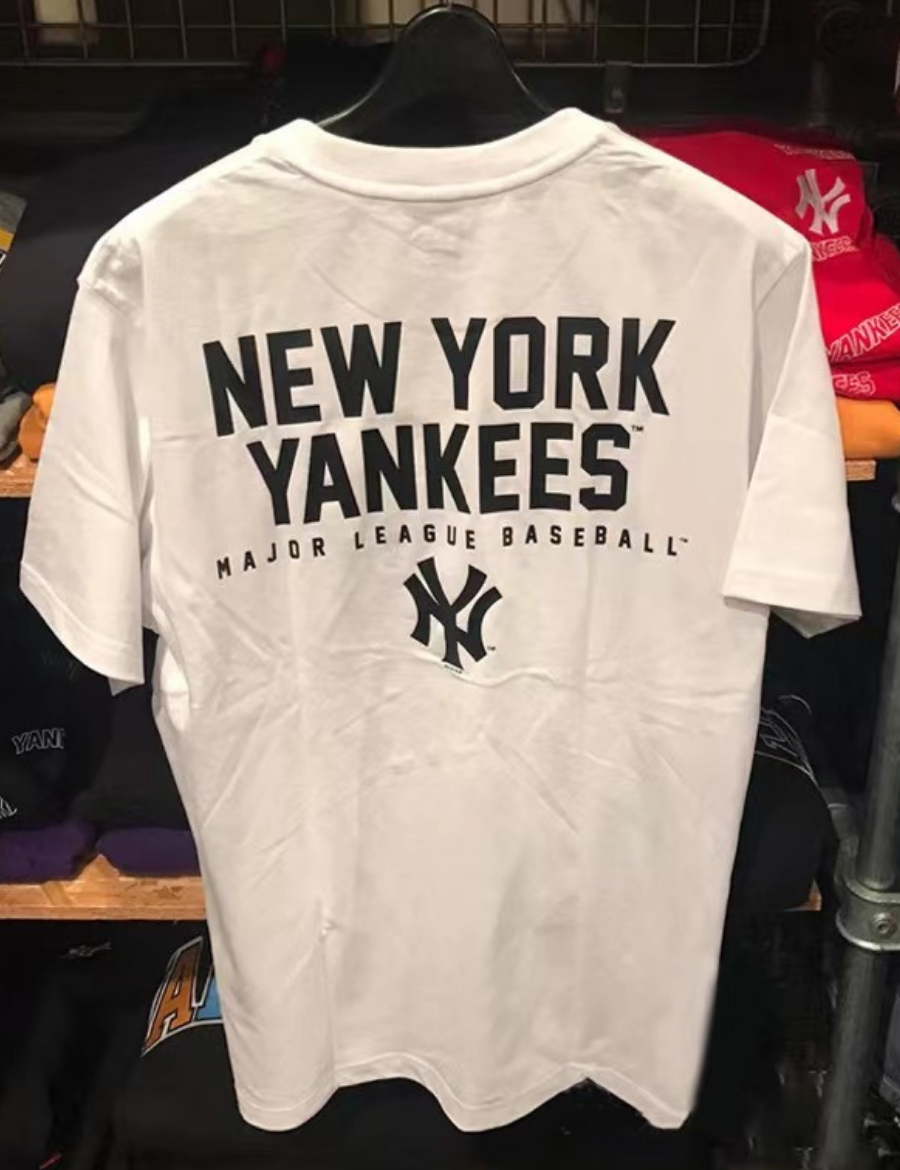 New Era MLB New York Yankees Short Sleeve TShirt BLKWHI