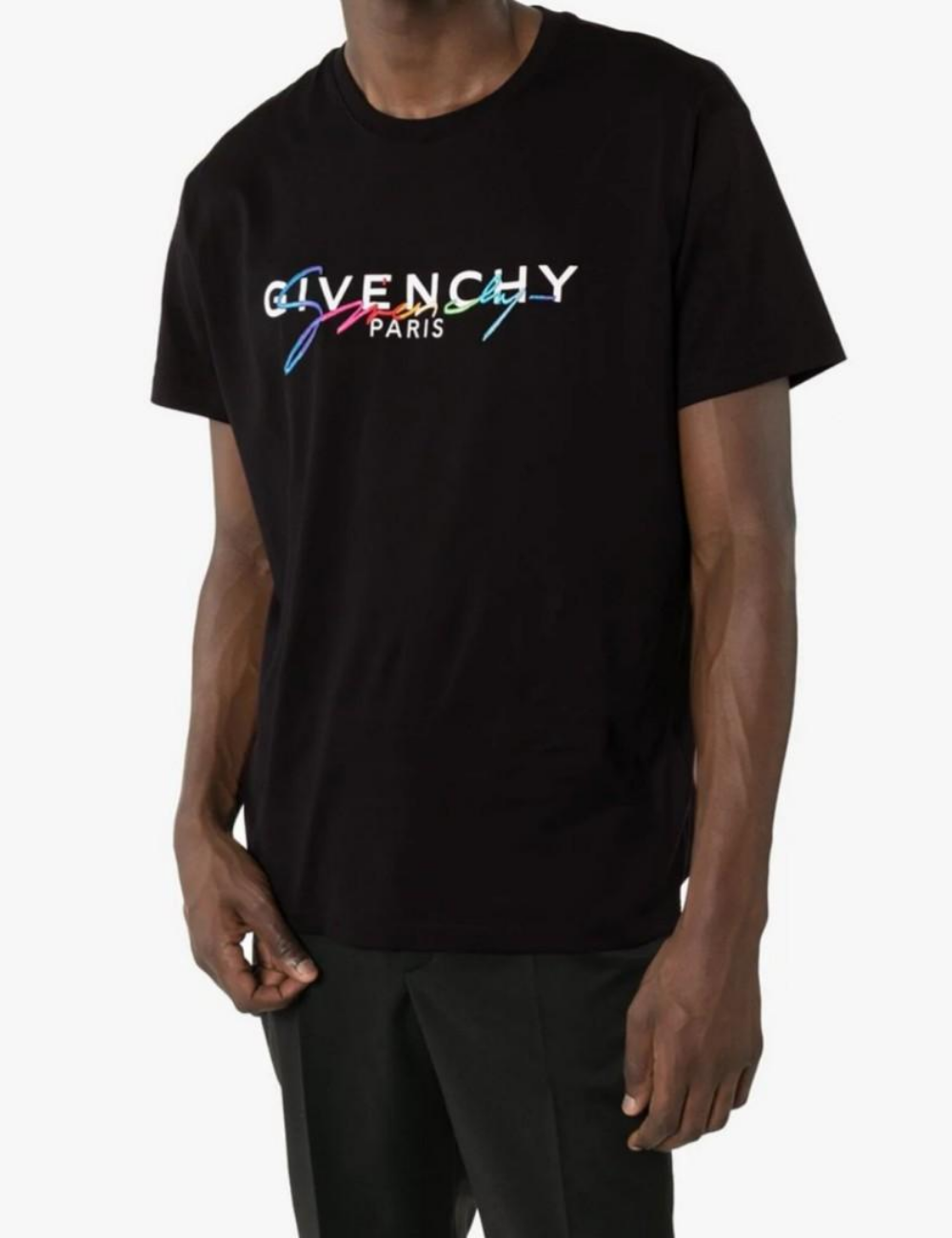 Givenchy Rainbow Embroidered Logo T-Shirt – The Factory KL