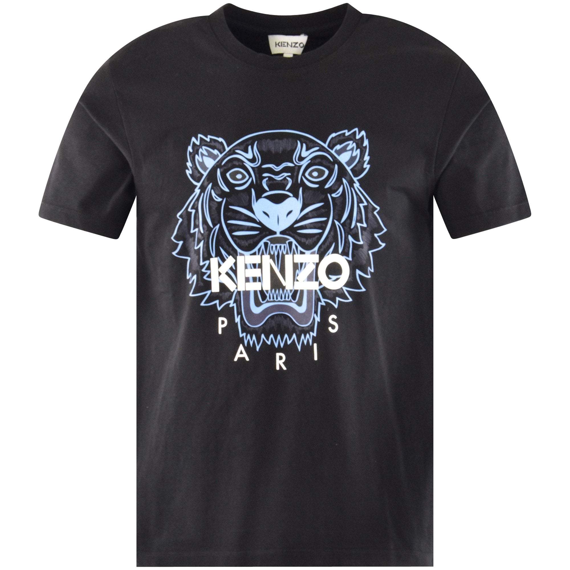 Kenzo Black & Blue Tiger Motif T-Shirt ( New Design ) – The Factory KL
