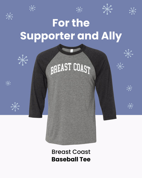 Titty City Breast Coast baseball T-shirt Christmas gift for Dads