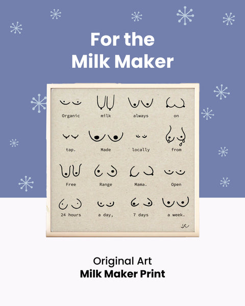 The Little Milk Bar Art Print for the Milk Maker