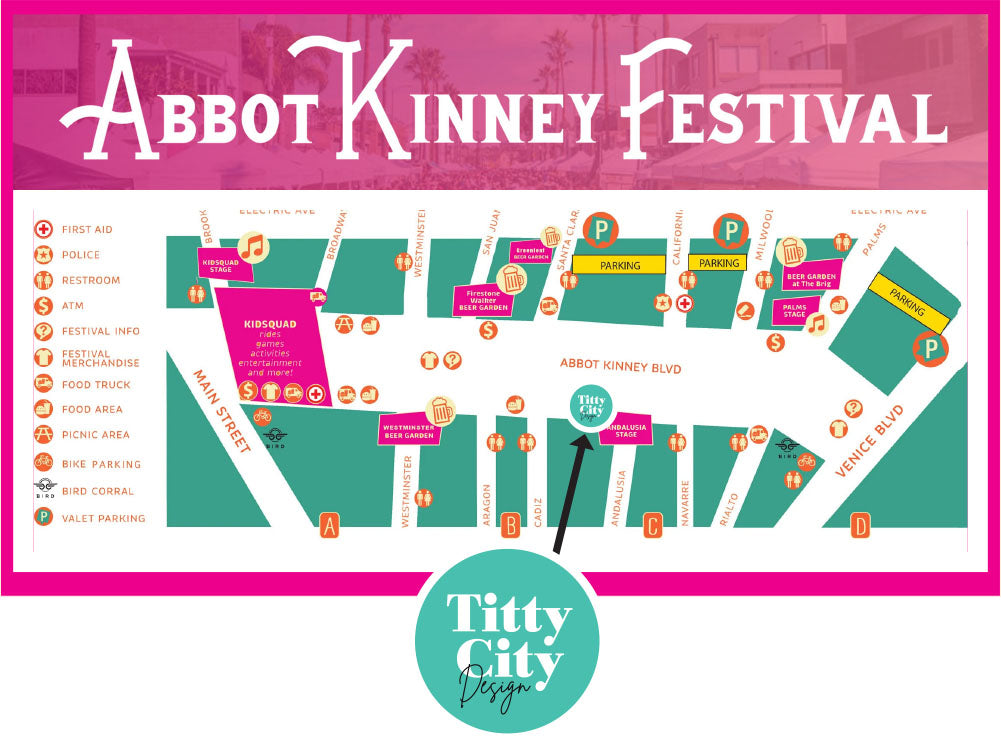 Abbot Kinney Festival 2023 Map