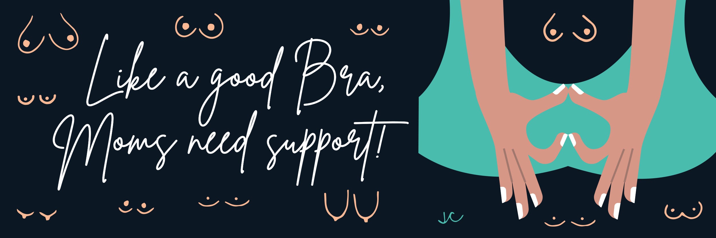 Creating a postpartum support network for new moms - Like a Good Bra Moms Need Support