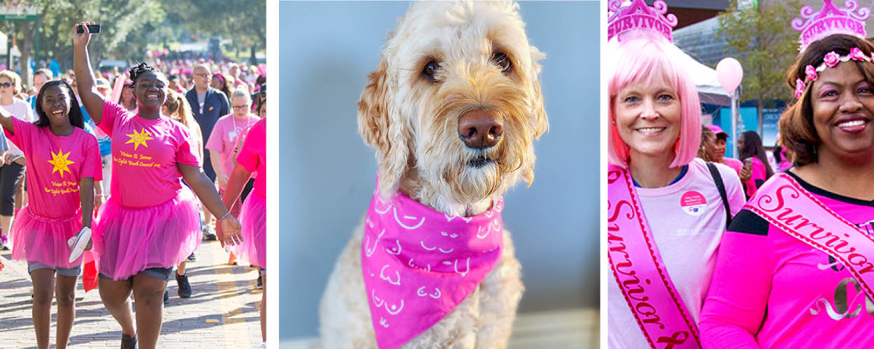 Making Strides Against Breast Cancer Partnership with Titty City Design Boob Bandana 2022