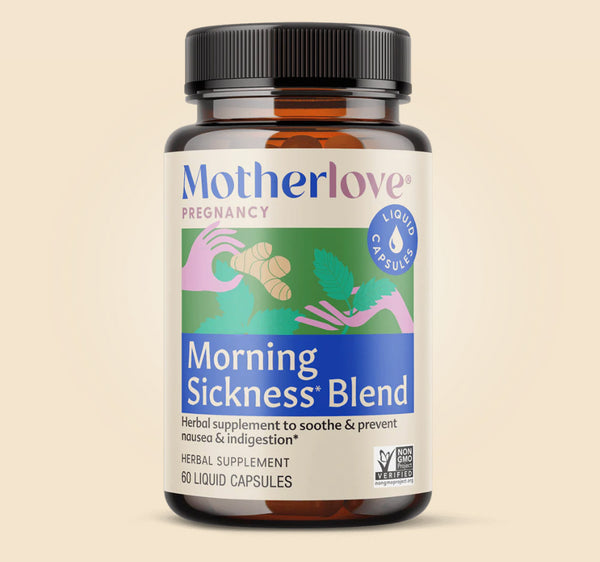 Motherlove - Pregnancy - Morning Sickness - Herbal supplement to soothe - prevent nausea- indigestion.jpg