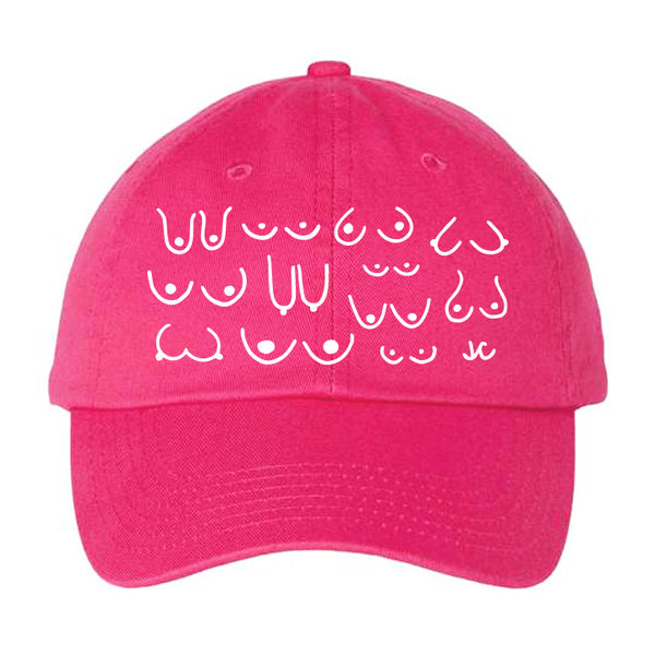 Pink Breast Cancer Boob Hat