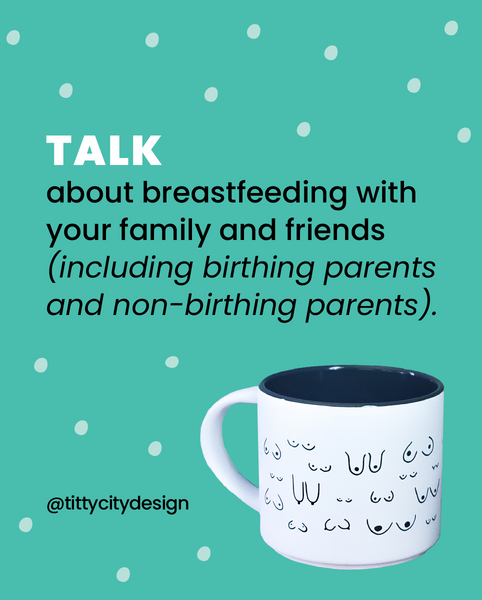 World Breastfeeding Week - 6 - Titty City Design - 8 Ways to Celebrate - Talk about Breastfeeding - Gifts for new moms - Hot Tits Mug - Boob Mug