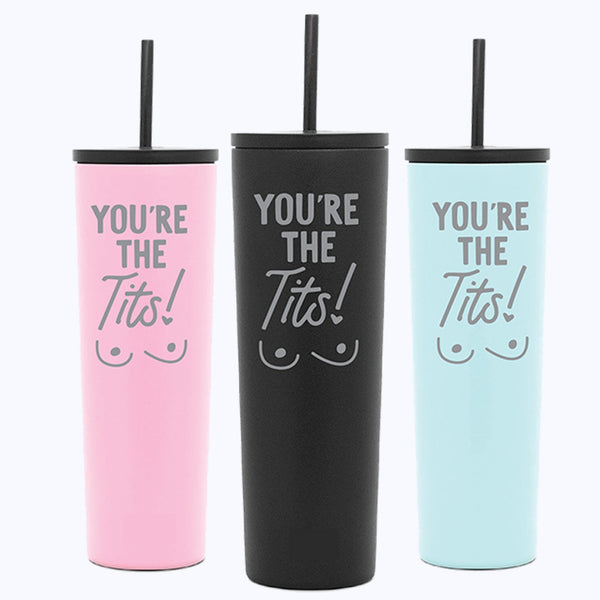 You're the Tits Water Bottle to hydrate while breastfeeding