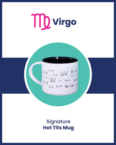 Zodiac Holiday Gift for Virgo Hot Tits Mug