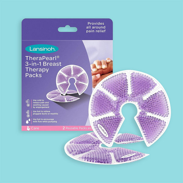 Lansinoh Hot and Cold Breast Pads for breastfeeding nipple care for engorgement