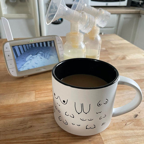 Boob Mug gift for breastfeeding mom