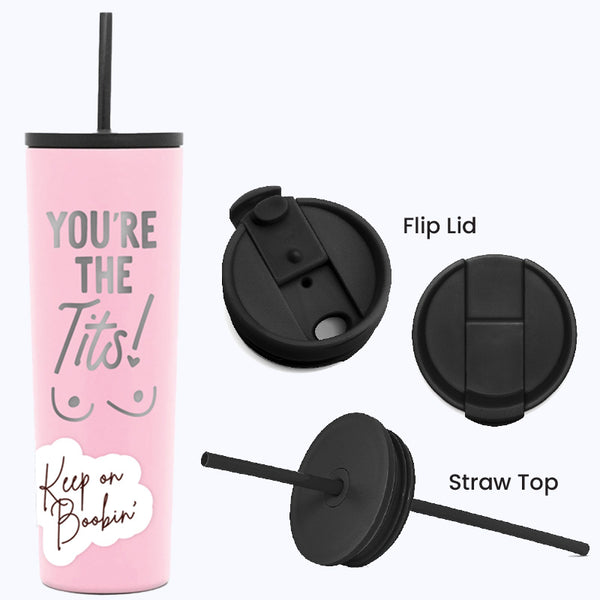 Lid Options for You're the Tits Water Bottle
