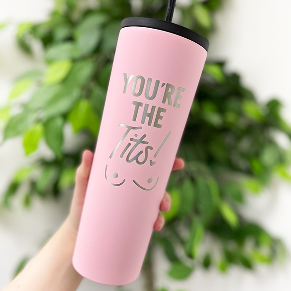 You're the Tits Tumbler Water Bottle