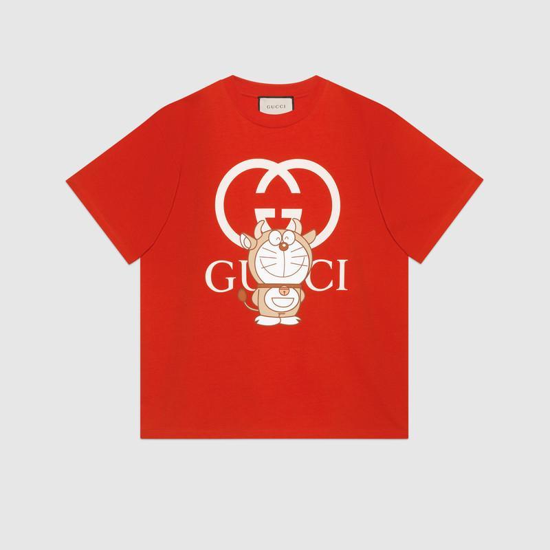 Doraemon X Gucci オーバーサイズ Tシャツ トレンディな服