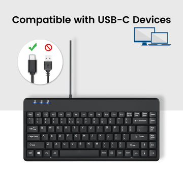 Geld rubber Tegenhanger Onderwijs PERIBOARD-409 C - Mini 75% USB-C Keyboard Extra 2 USB Ports – Perixx USA