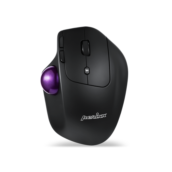 konsulent laser Henholdsvis PERIMICE-720 - Wireless 2.4G & Bluetooth Ergonomic Trackball Mouse – Perixx  USA