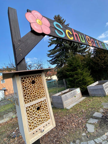 BeeHomes im Schulgarten