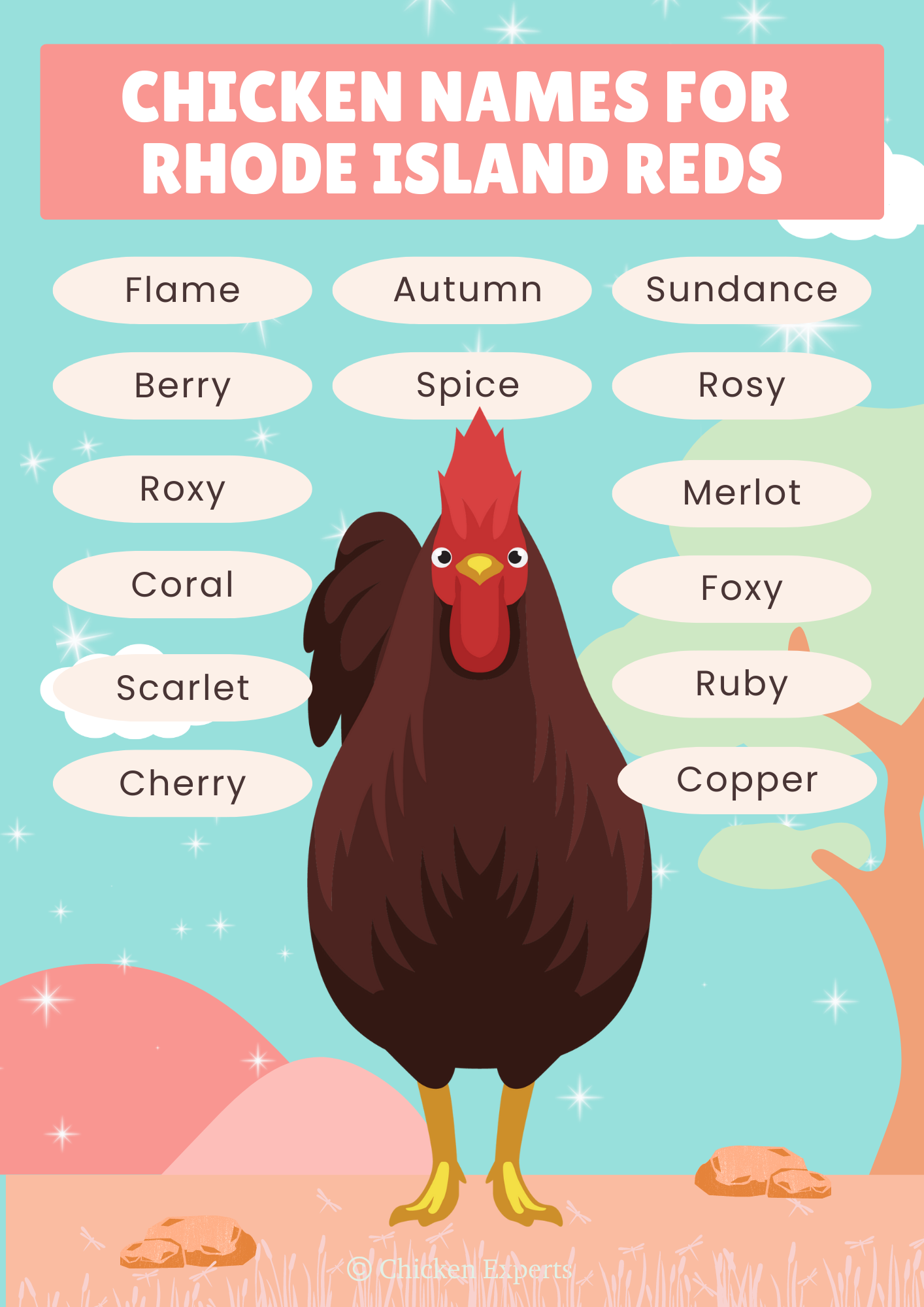 chicken names for rhode island reds