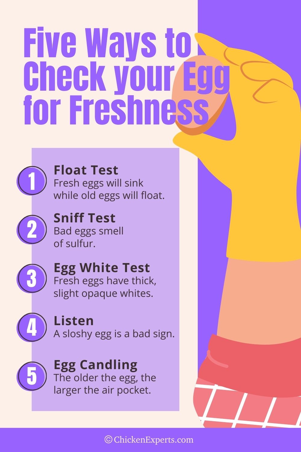 ways to check your egg for freshness