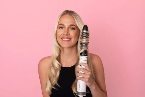 Woman using Bellissima Italia Hot Air Styler