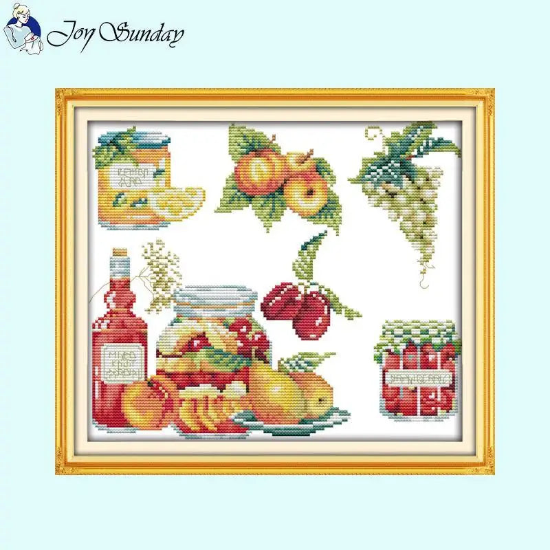 Jam Still Life Patterns Cross Stitch For Beginners