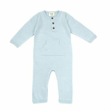 Blue Milan Kangaroo Pocket Jumpsuit