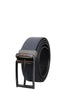 UFFICIO Premium Collections Men's Genuine Leather Belt | Reversible Prong | Blue/Black | UFF2106B