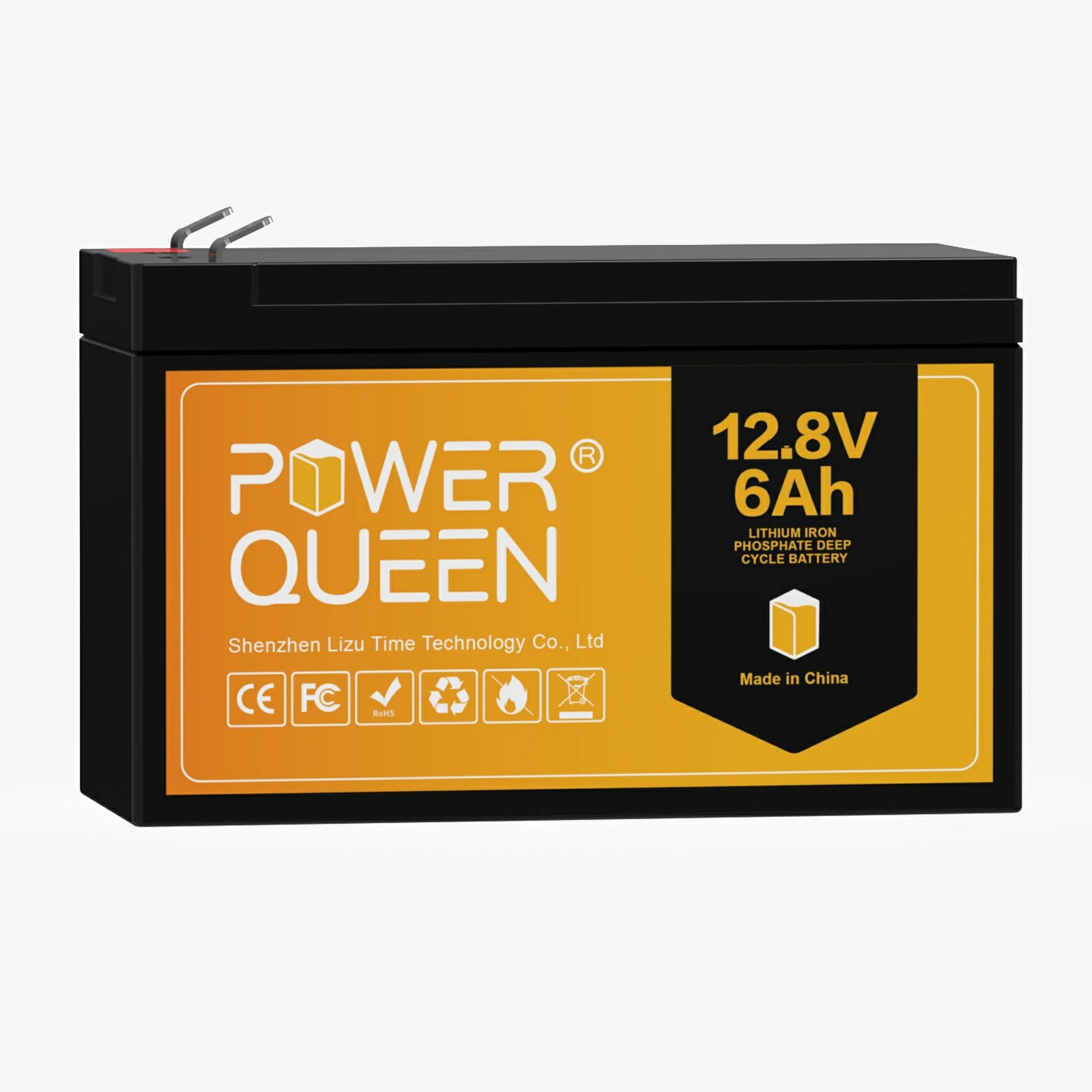 Power Queen 12V 300Ah Batterie LiFePO4 Akku Lithium Idealer Ersatz