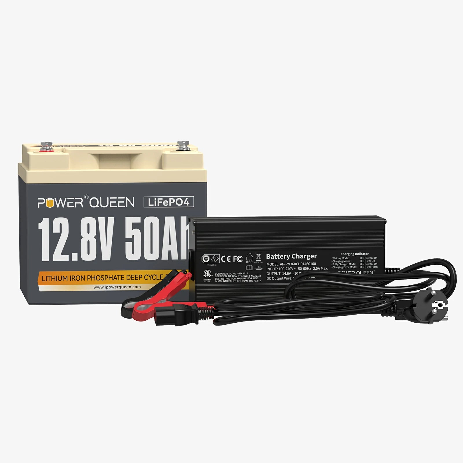 50Ah Lithium LiFePO4 Batterie PB-LI-50 (DIN) 50A - 12,8V / 50 Ah