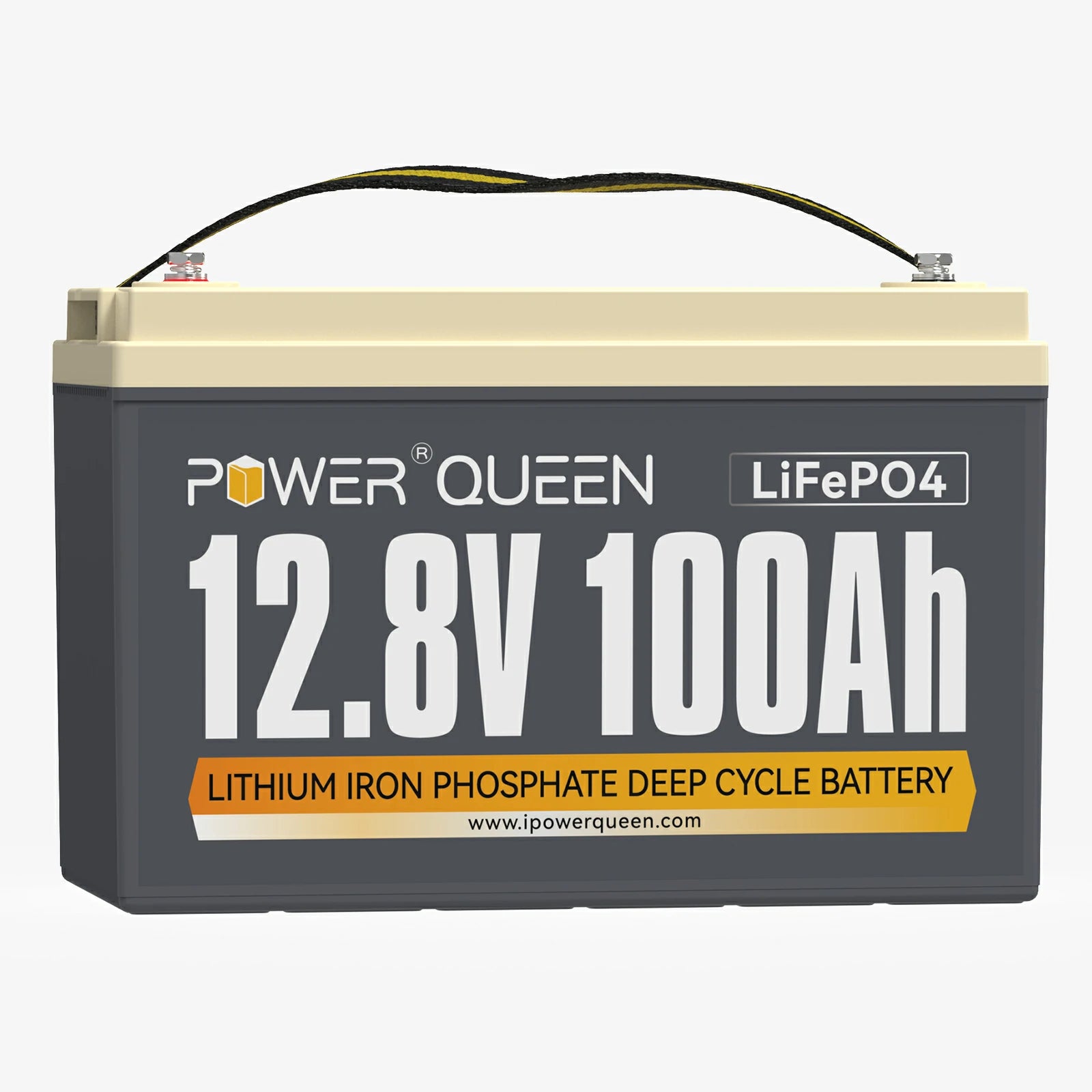 [Only $229.99] Power Queen 12.8V 100Ah LiFePO4 Battery, Built-in 100A BMS,  Match BCI Group 31 Battery Box