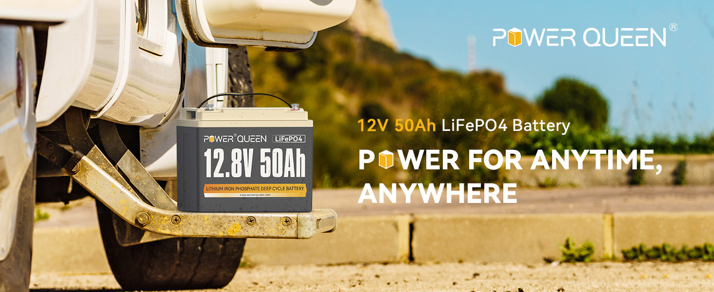 POWER QUEEN 12.8V 50Ah Lithium (LiFePo4) Battery Review 