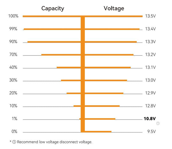 power queen lifepo4 battery state of charge