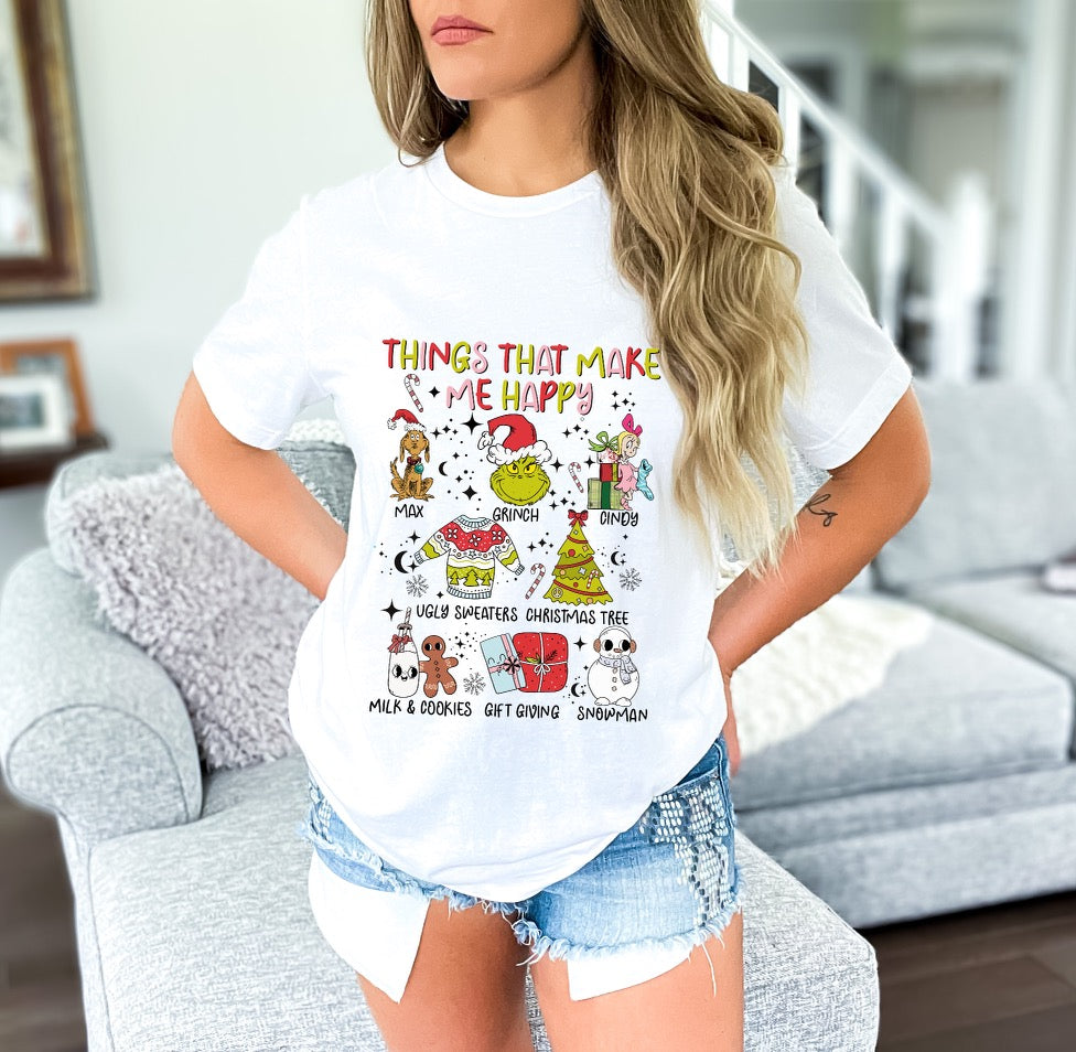 Holiday Things That Make Me Happy Tee