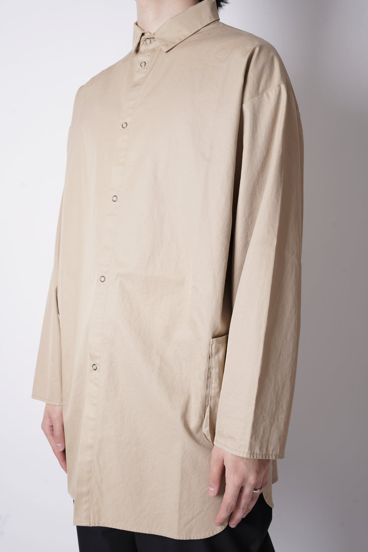 GABARDINE SHIRT JACKET – HUES ONLINE