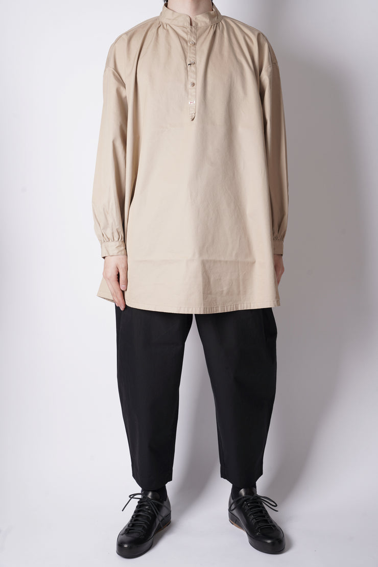 送料無料・名入れ彫刻 Gabardine Stand Collar Blouse | www.aosfiji.org