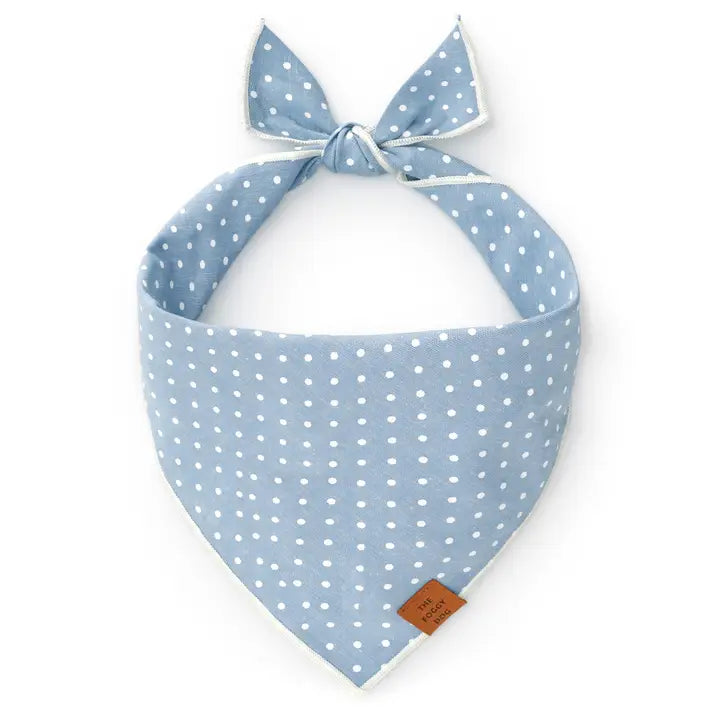 Chambray Dots Bandana for Dogs and Cats