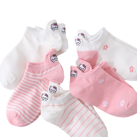 chaussette-languette-hello-kitty