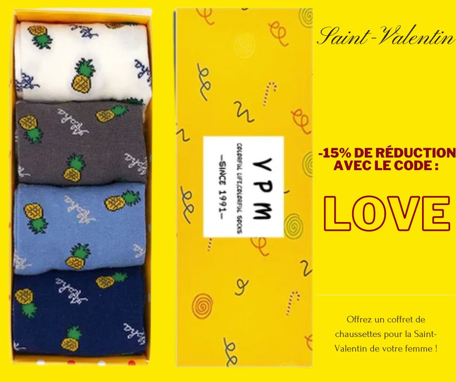 coffret-cadeaux-chaussettes-ananas-saint-valentin-femme