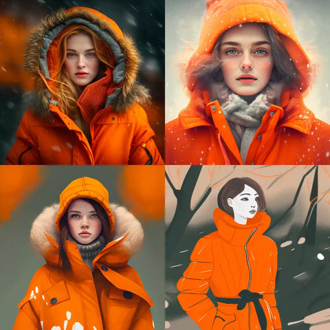 couleur-orange-tenue-hiver-femme