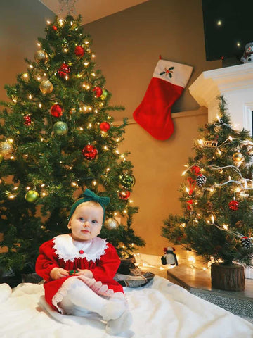 Chaussette à suspendre il était une fois noël