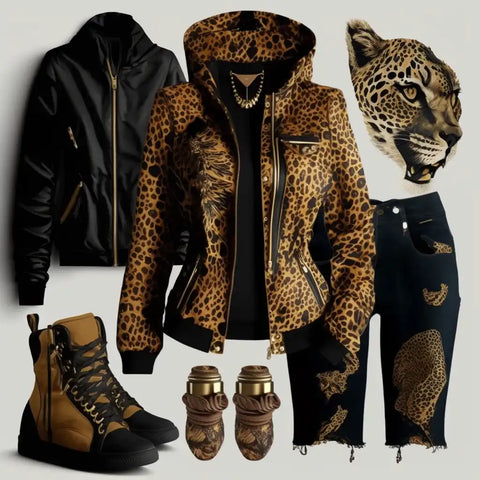 tenue-hiver-femme-leopard