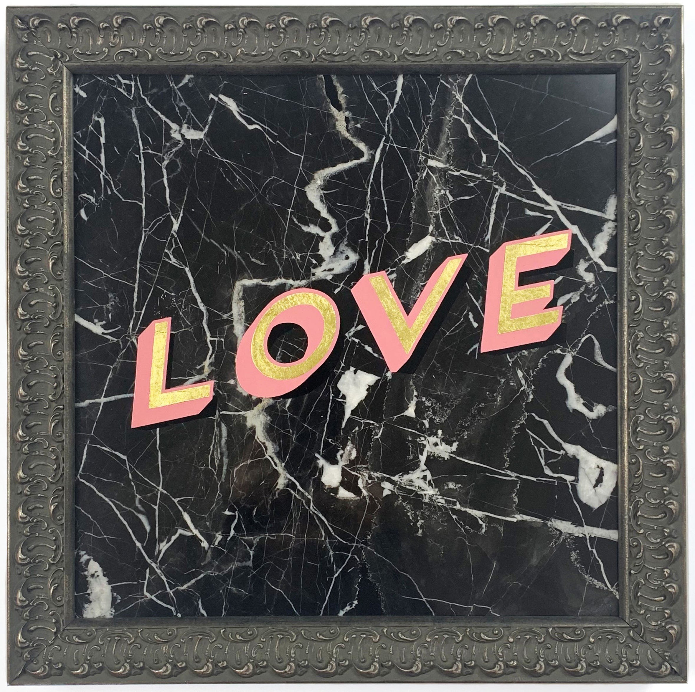 Love painted lettering on Marble - Daisy Emerson