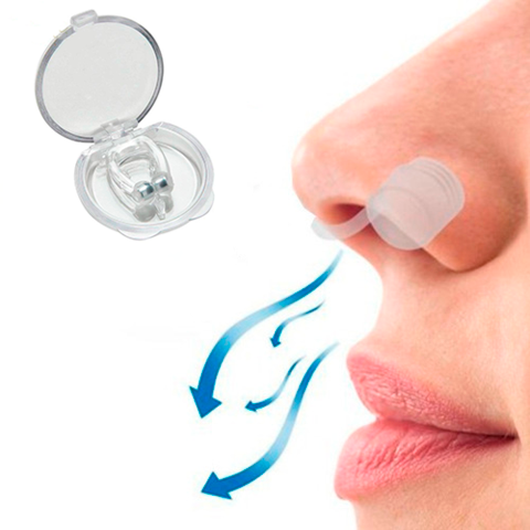 Anti Ronquidos Dilatador Nasal Aire Puro 2 En 1 Dormir - Variante Color  Celeste — Atrix