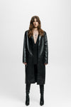 Picture of THE CROC-LEATHER COAT