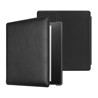 CaseBot Funda con soporte para Kindle Oasis (10ª generación, versión 2019 y  9ª generación, versión 2017) – Funda de piel sintética de alta calidad con
