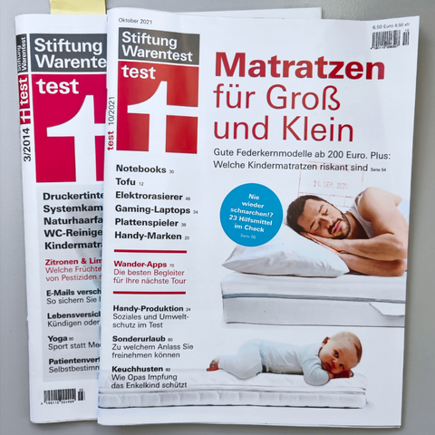 Babymatratzen bei Stiftung Warentest