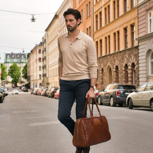 Backpack Mini Brown Handcrafted Leather - Arsante® of Sweden