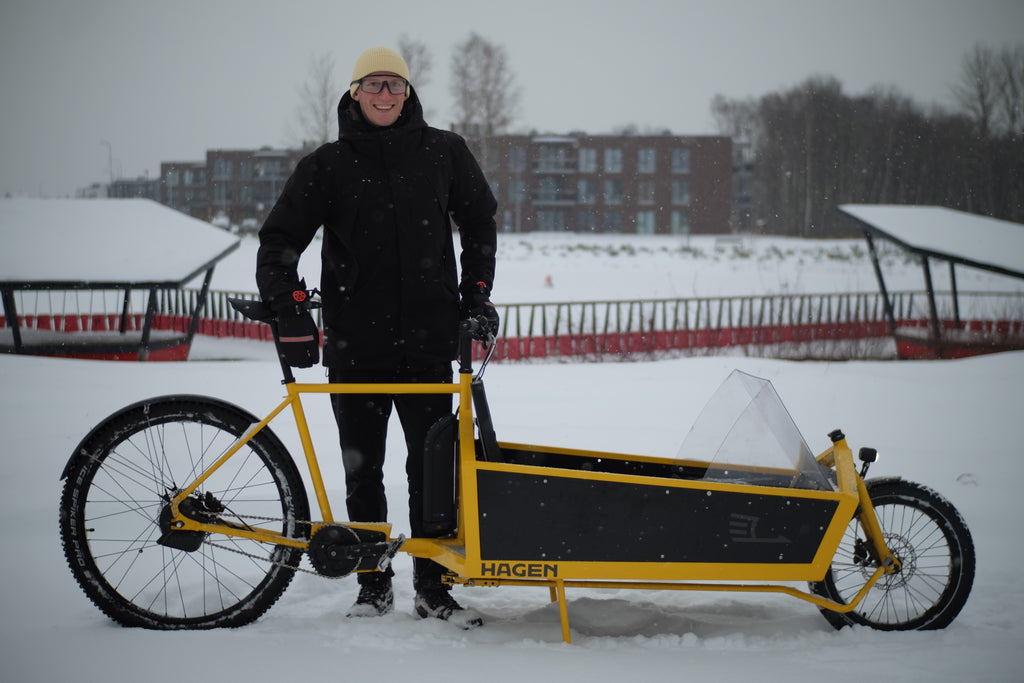 Hagen Bikes Founder Kaspar Peek on his Winter Cargo Bike