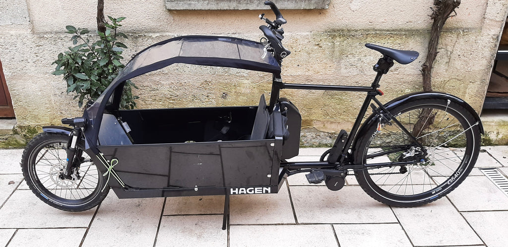 Hagen Suspension Cargo Bike With Canopy