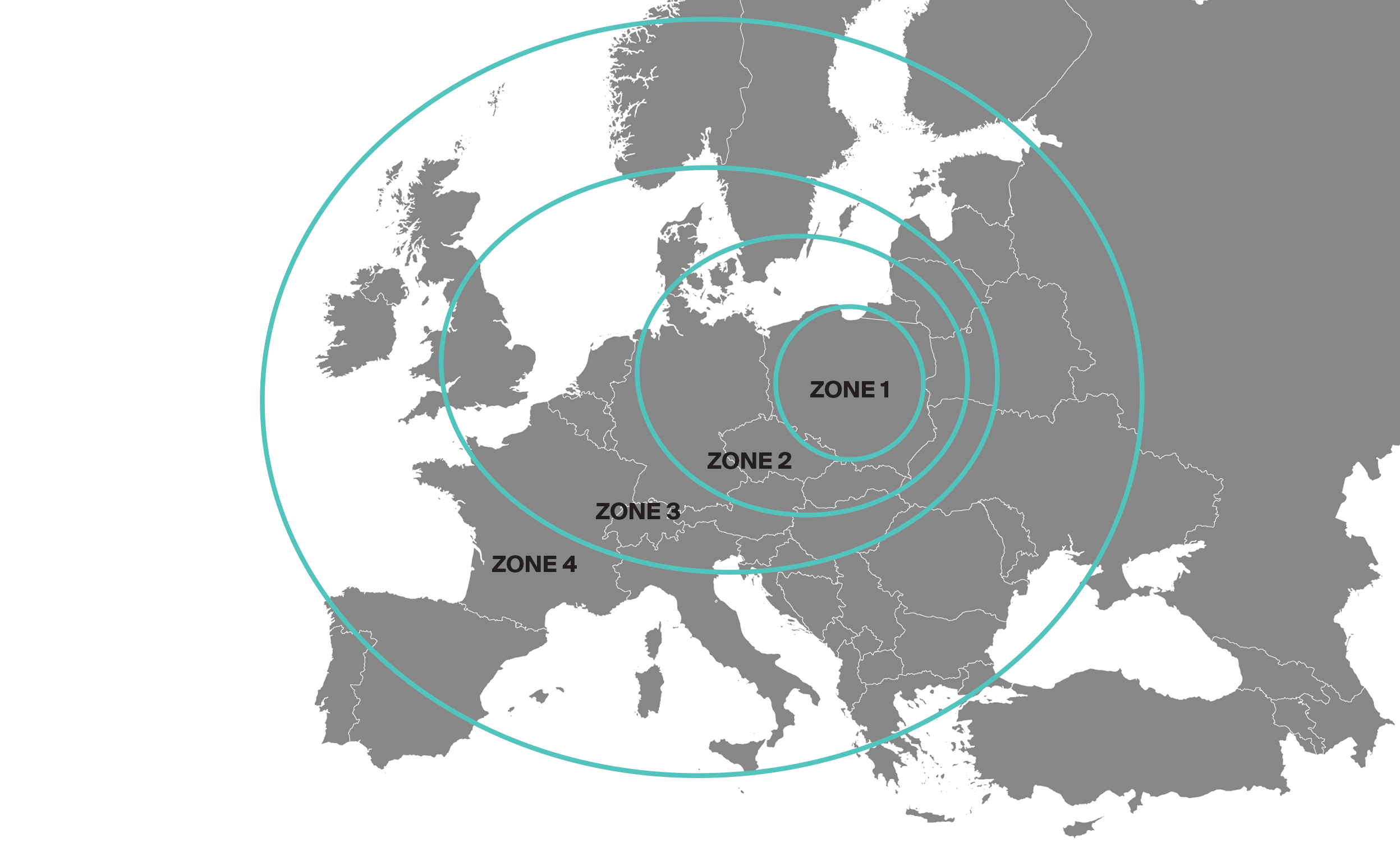 Styrkr EU Zone Map